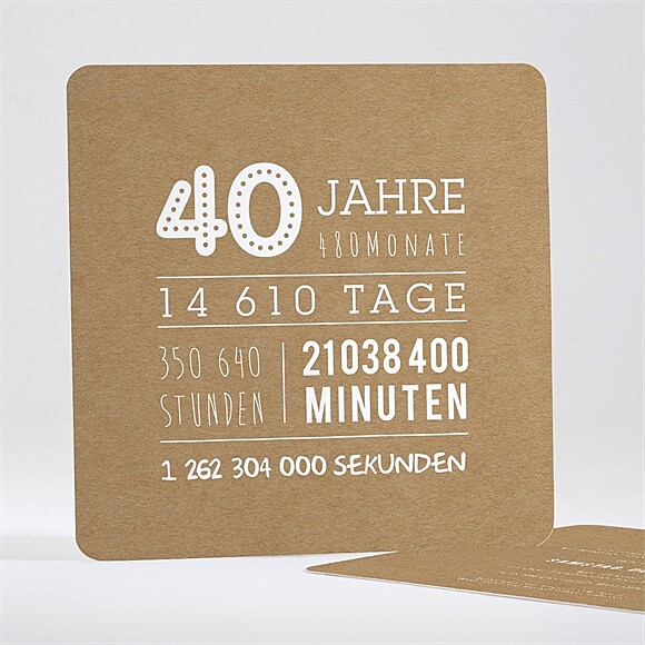Geburtstagseinladung Countdown 40 Jahre ref.N351628