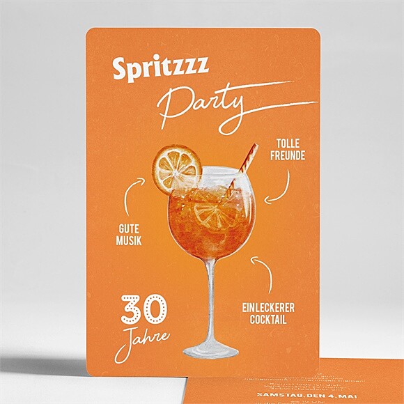Geburtstagseinladung Spritz 30 Jahre ref.N241316