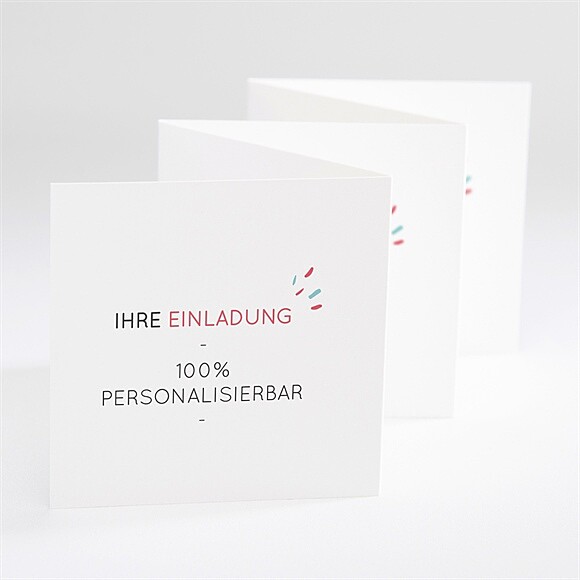 Hochzeitseinladung Blanco - 7,5x7,5cm (N80012) ref.N80012