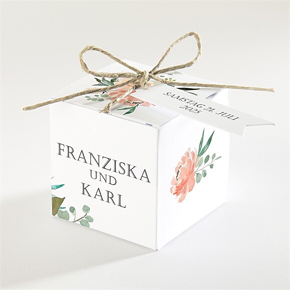 Geschenkbox Hochzeit Romantische Rosen ref.N34094