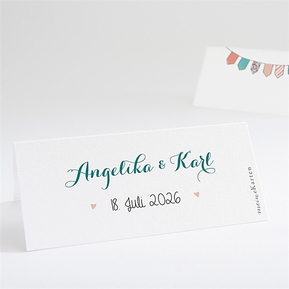 Tischkarte Hochzeit Bohemian ref.N440667