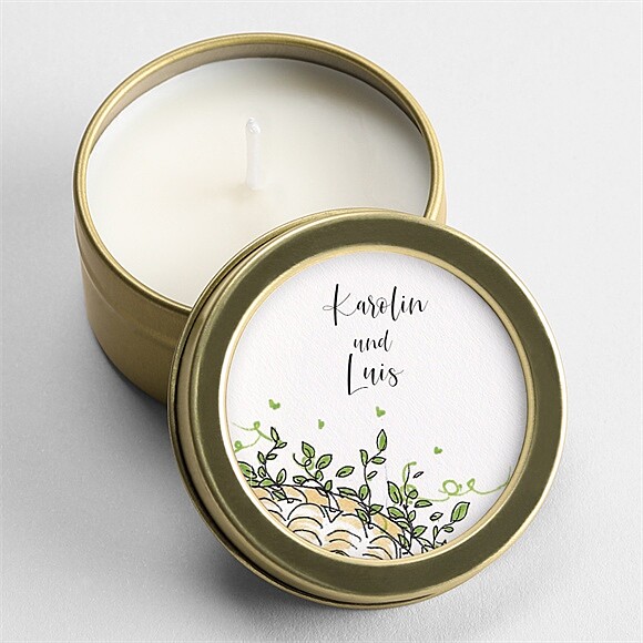 Kerze Hochzeit Landkunstliebe ref.N360733