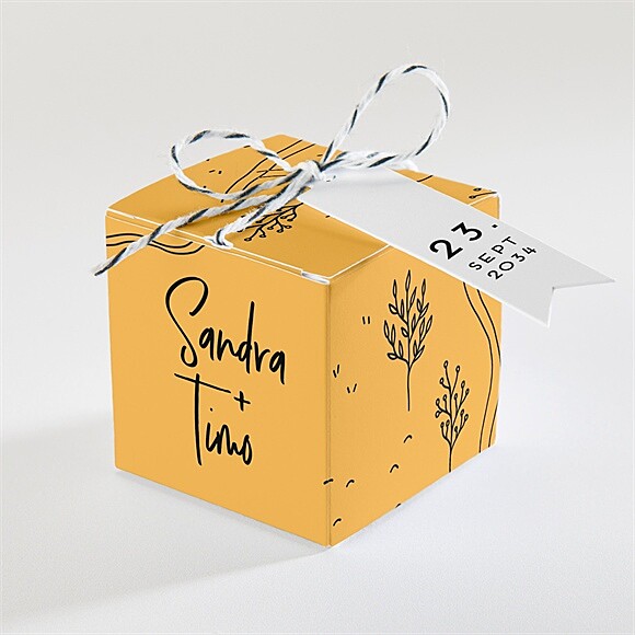 Geschenkbox Hochzeit Bohemian Chic ref.N340336