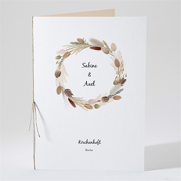 Kirchenheft Hochzeit Herbstkranz ref.N491251