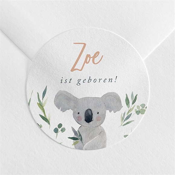 Sticker Geburt Koalaliebe ref.N360360