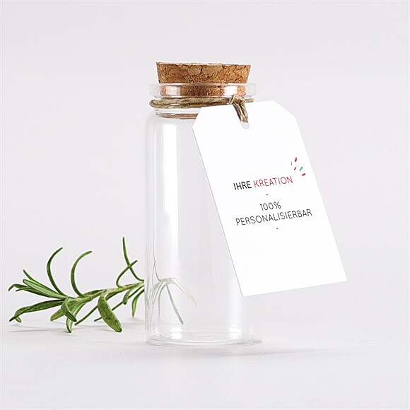 Glasfläschchen mit Korken Kommunion Blanco Fläschchen Anhänger ref.N291898