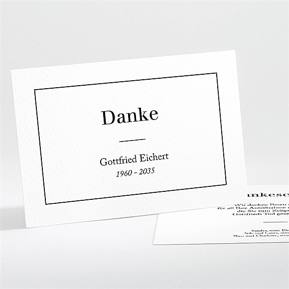 Trauerdanksagung Klassisch - Querformat ref.N111356