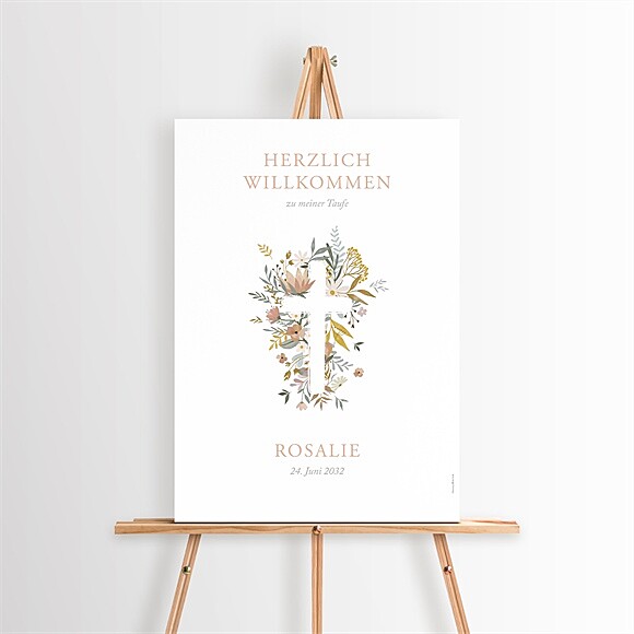 Willkommensschild Taufe Freude pur ref.N260508