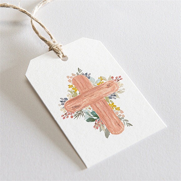 Geschenkanhänger Kommunion Symbole und Glaube ref.N291152