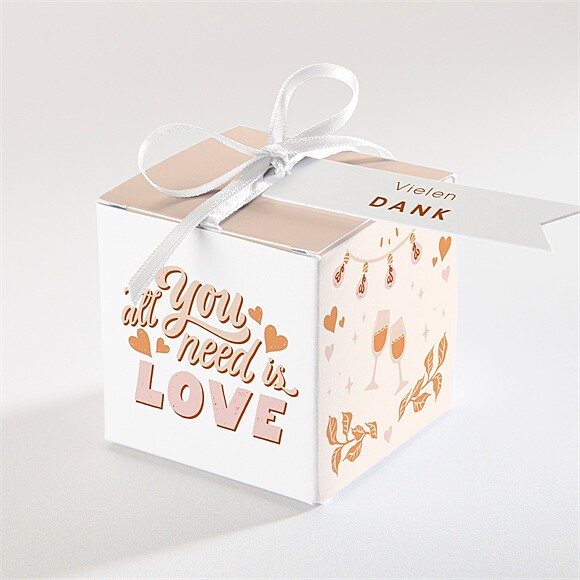Geschenkbox Hochzeit Hippie ref.N340797