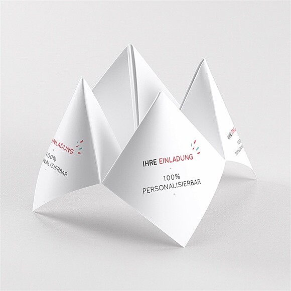Geburtstagseinladung Blanco Origami (N330176) ref.N330176