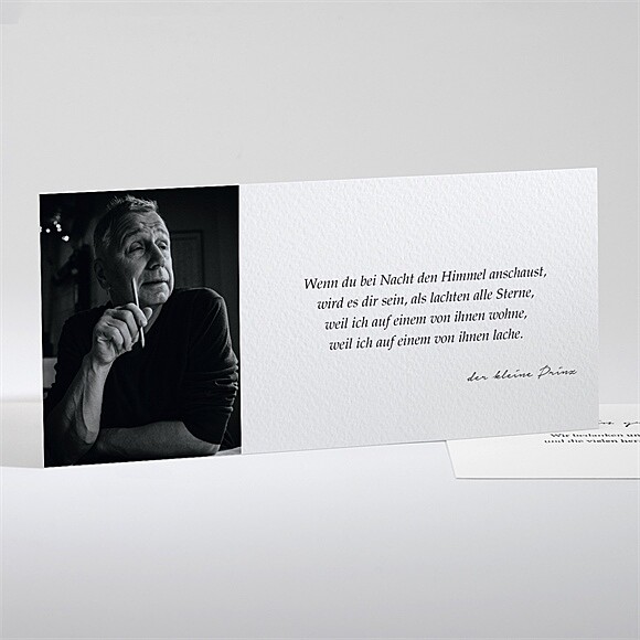 Trauerdanksagung Für Dich - Querformat ref.N131169