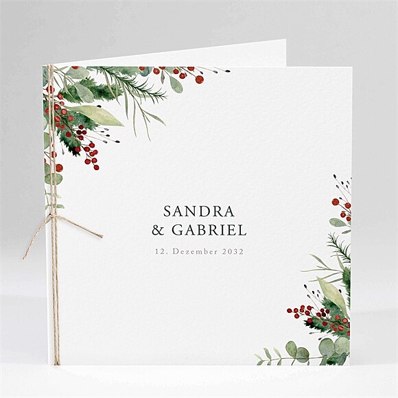 Hochzeitseinladung Winterhochzeit ref.N451610