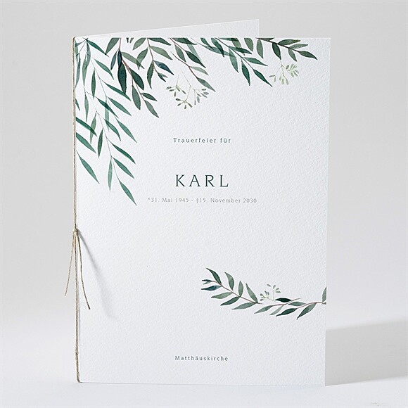 Kirchenheft Trauer Erinnerung ref.N491625