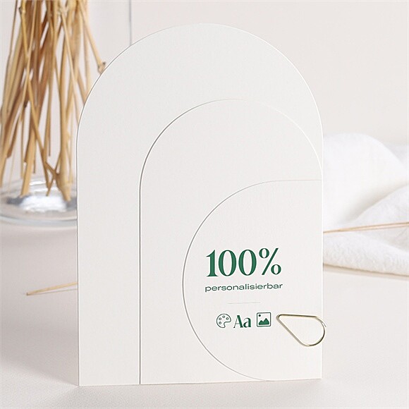 Hochzeitseinladung Blanco - Mehrfachkarte(D22101) ref.D22102