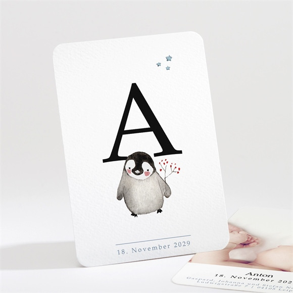 Geburtskarte Kleiner Pinguin ref.N211170