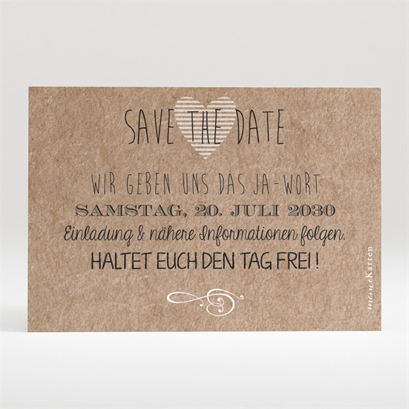 Save the Date Karte Zurück zur Natur ref.N120280