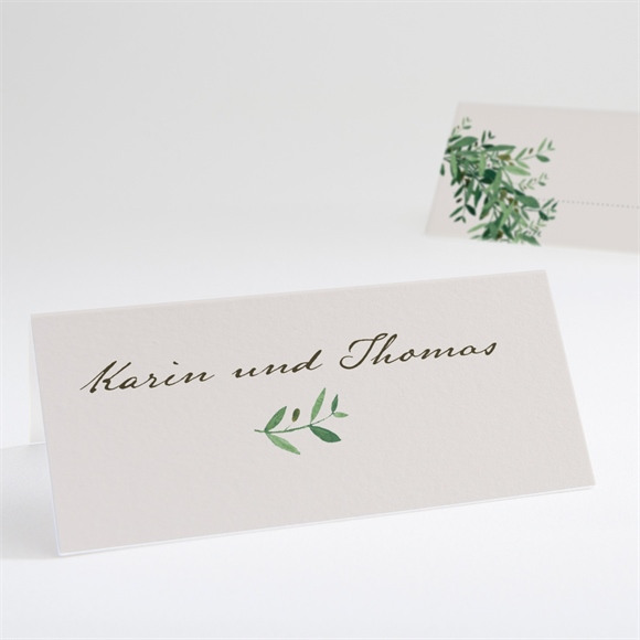 Tischkarte Hochzeit Frühlingskranz ref.N440628