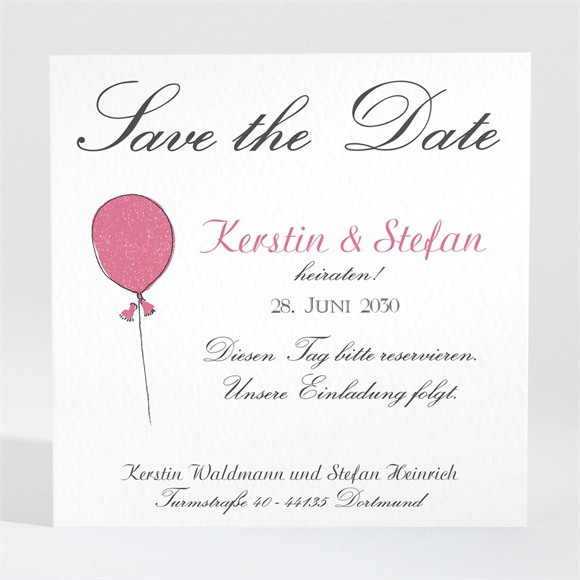 Save the Date Karte Hochzeitspaar ref.N3001423