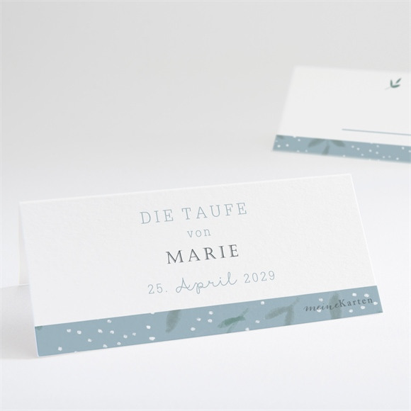 Tischkarte Taufe Gänseblümchen ref.N440705