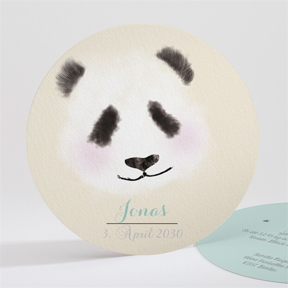 Geburtskarte Kleiner Panda ref.N32116