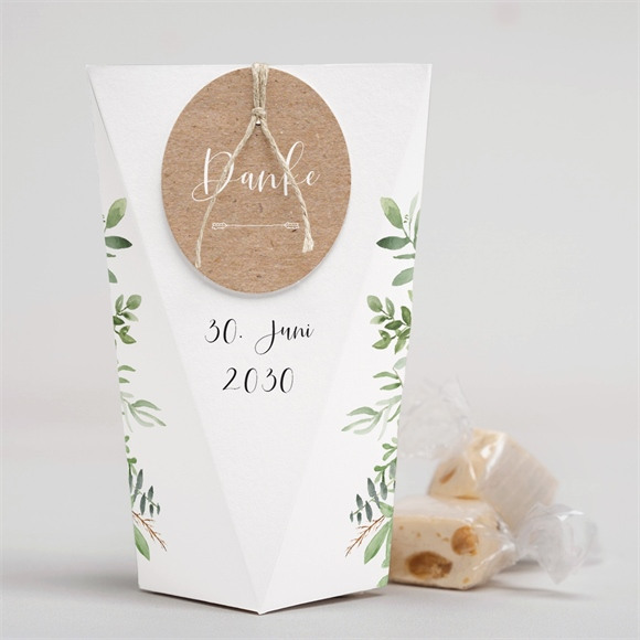 Geschenkbox Hochzeit Blättertanz - Schachtel ref.N52061