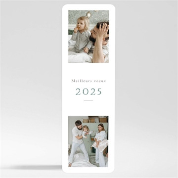 Carte de vœux 2024 avec découpes dans sa pochette. meilleurs vœux