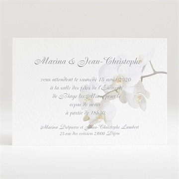 Carton d'invitation mariage réf. N120122