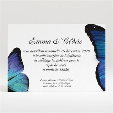 Carton d'invitation mariage réf. N120141