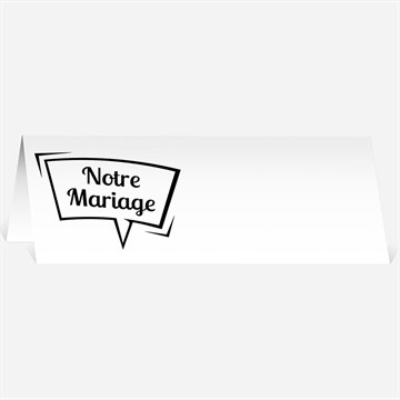 Marque-place mariage réf. N44090