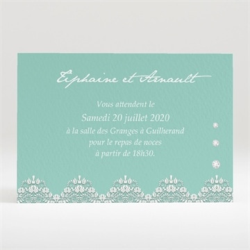 Carton d'invitation mariage réf. N120294