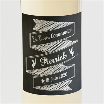Etiquette de bouteille communion réf. N300606