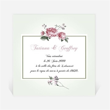 Carton d'invitation mariage réf. N3001025