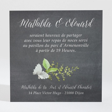 Carton d'invitation mariage réf. N3001386