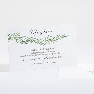 Carton d'invitation mariage réf. N16133