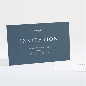 Carton d'invitation mariage réf. N16156