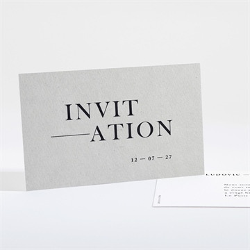 Carton d'invitation mariage réf. N16162
