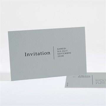 Carton d'invitation mariage réf. N16175