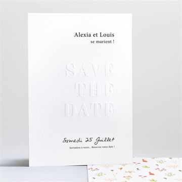 Save the Date mariage réf. N241218