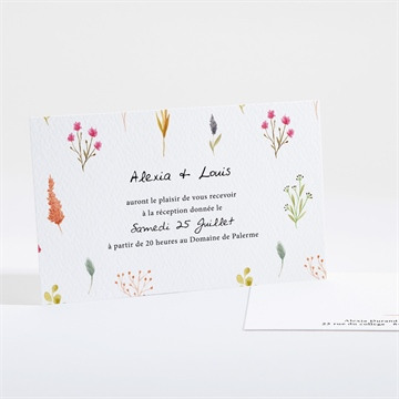 Carton d'invitation mariage réf. N161127