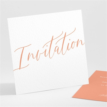 Carton d'invitation mariage réf. N301221