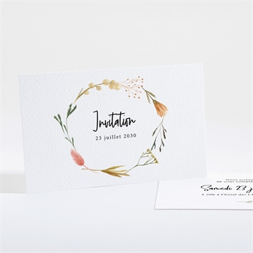Carton d'invitation mariage réf. N161145