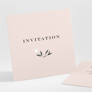 Carton d'invitation mariage réf. N301233