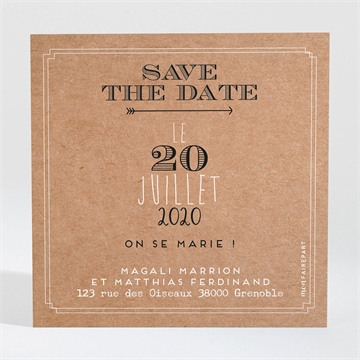 Save the Date mariage réf. N3001670