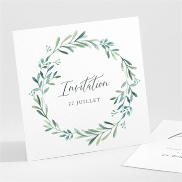 Carton d'invitation mariage réf. N301276
