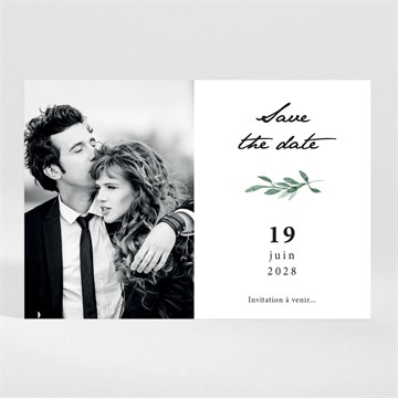 Save the Date mariage réf. N110104