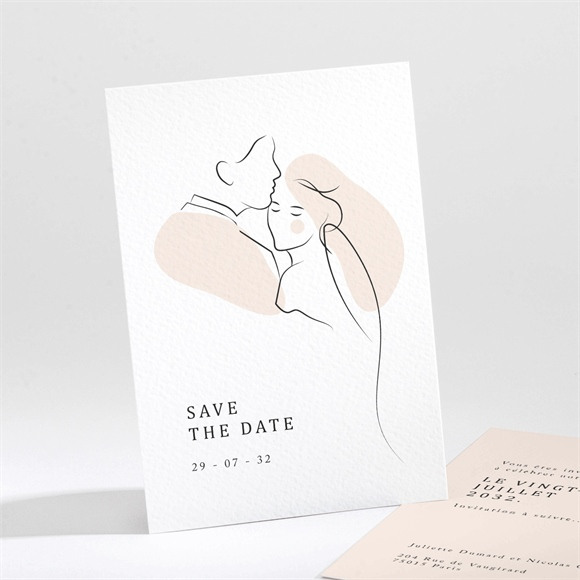Save the Date mariage Tendres réf.N211291