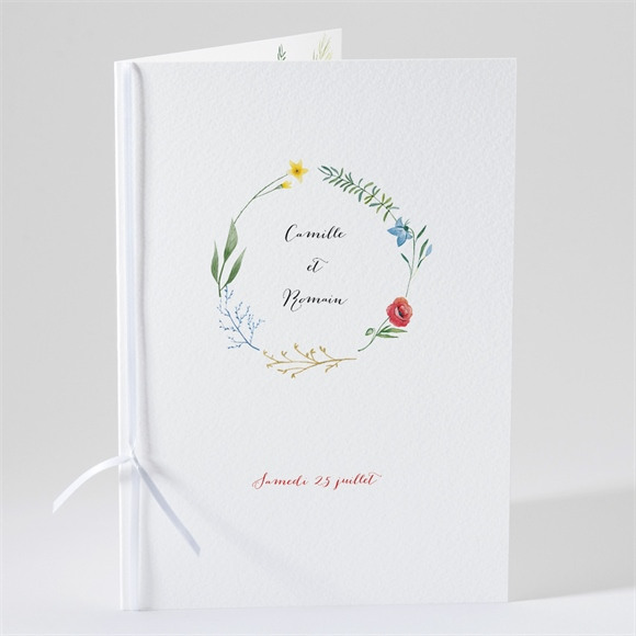 Livret de messe mariage Fleurs des Champs réf.N491262