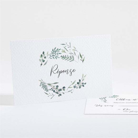 Carton réponse mariage Bouquet provençal réf.N161201