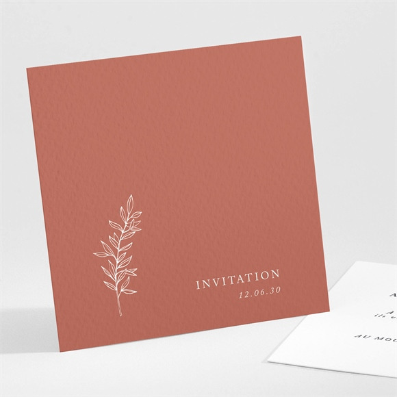 Carton d'invitation mariage Jolie Esquisse réf.N301305